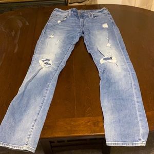 American Eagle Ripped Jeans Airflex 32 x 32
